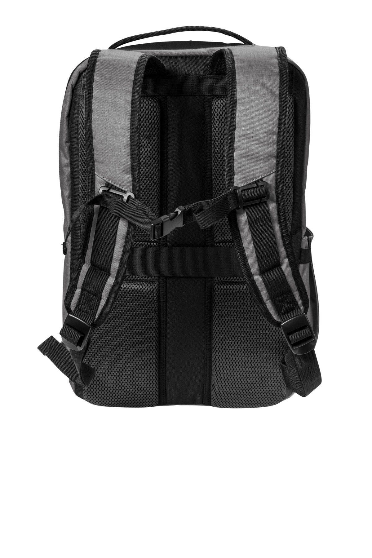 Port Authority Impact Tech Backpack BG225 - Gusty Grey Heather - back model view