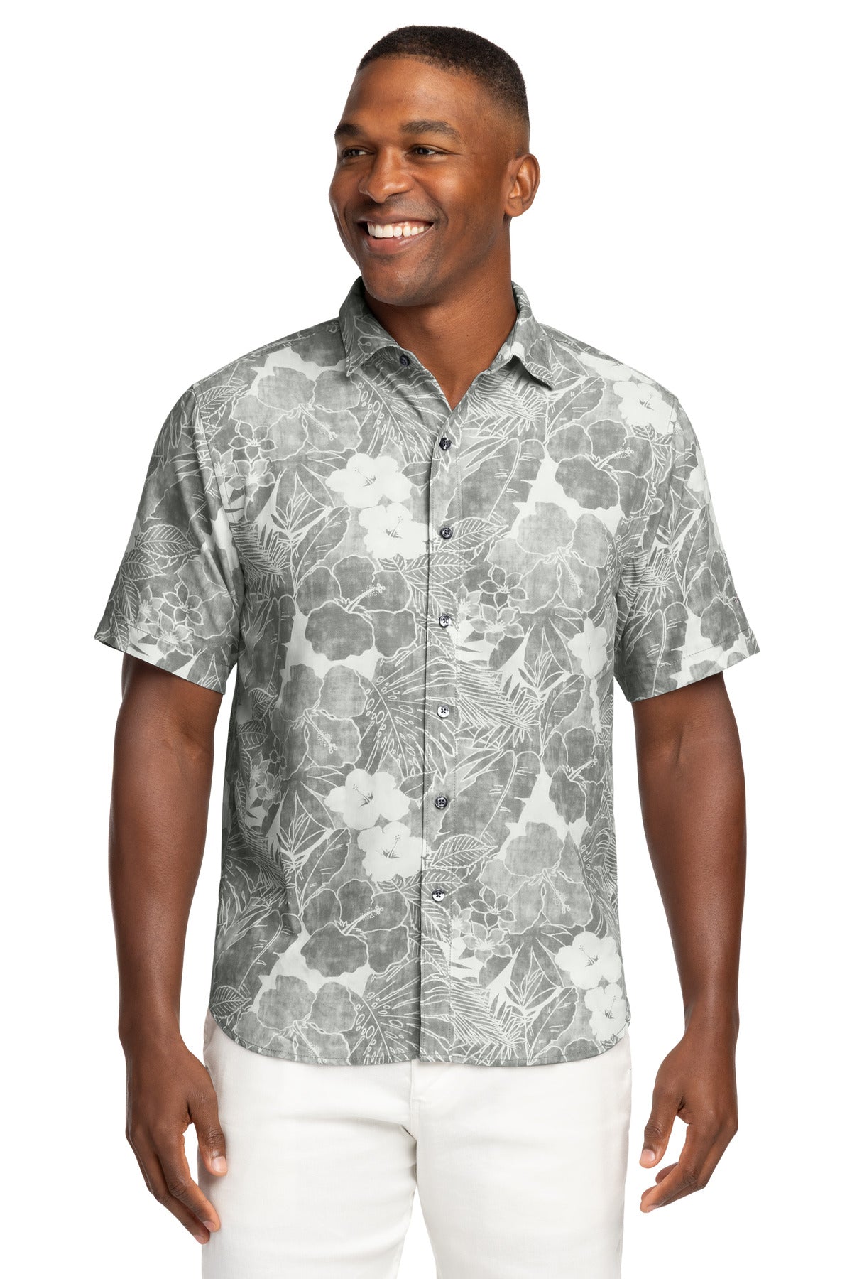 Tommy Bahama Coconut Point Playa Flora Short Sleeve Shirt ST325929TB