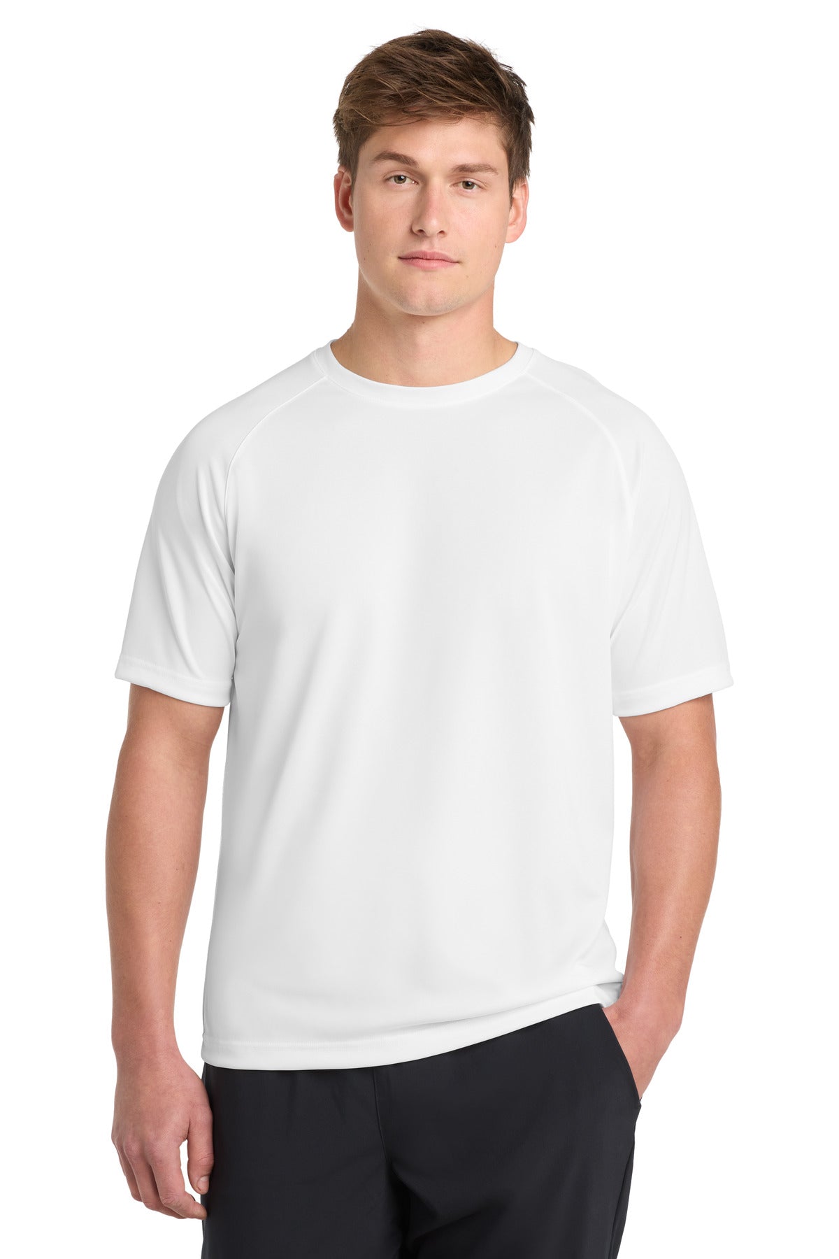 Sport-Tek Dry Zone Short Sleeve Raglan T-Shirt. T473