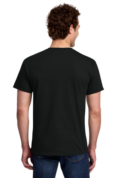 Gildan Light Cotton Tee 3000 - Black - back model view