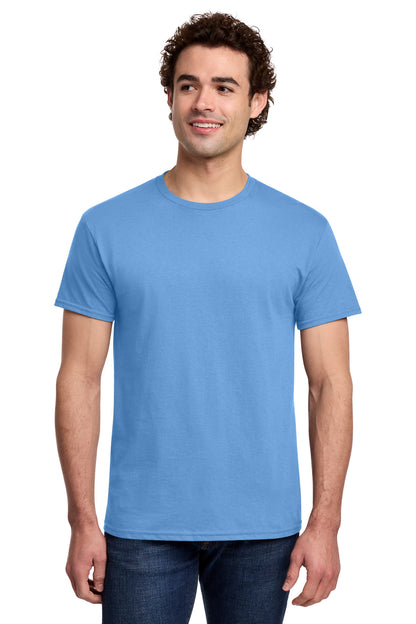 Gildan Light Cotton Tee 3000 - Carolina Blue - front model view
