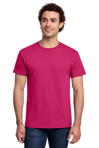 Gildan Light Cotton Tee 3000 - Heliconia - front model view