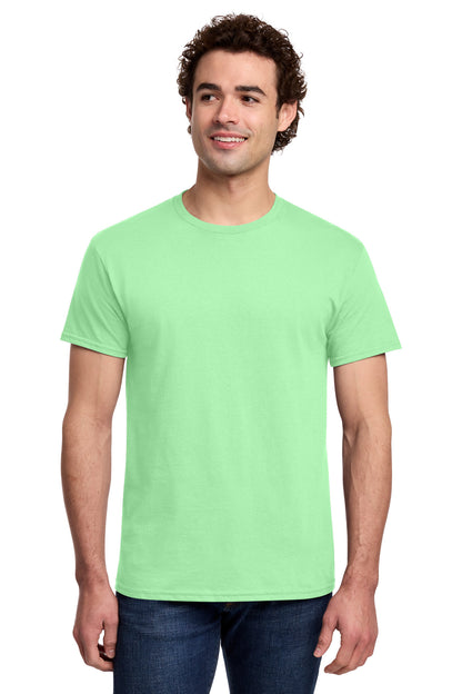 Gildan Light Cotton Tee 3000 - Mint Green - front model view