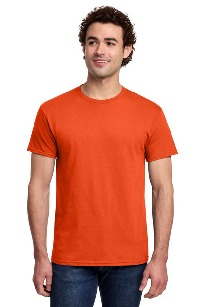 Gildan Light Cotton Tee 3000 - Orange - front model view