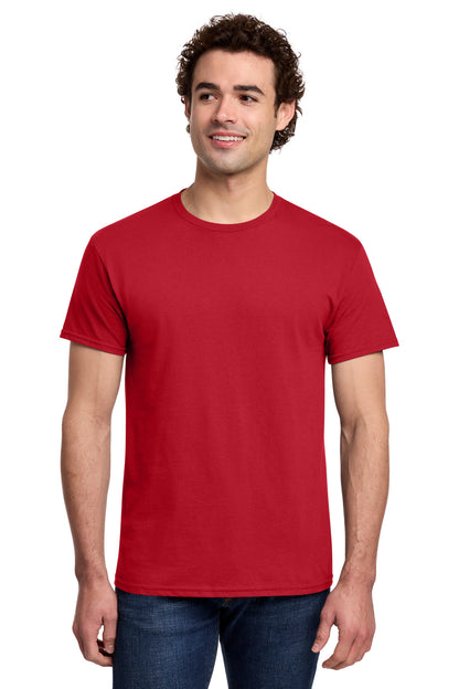 Gildan Light Cotton Tee 3000 - Red - front model view