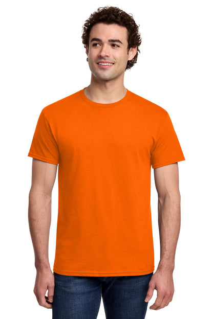 Gildan Light Cotton Tee 3000 - S. Orange - front model view