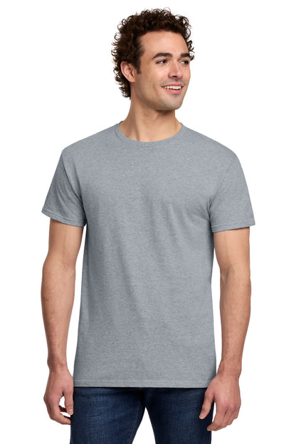 Gildan Light Cotton Tee 3000 - Sport Grey - front model view