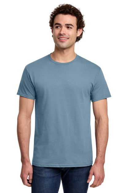 Gildan Light Cotton Tee 3000 - Stone Blue - front model view