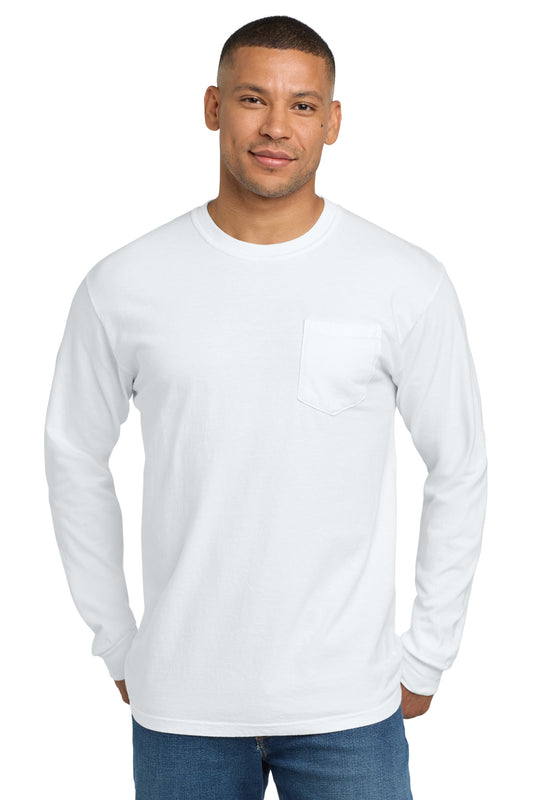 COMFORT COLORS    Heavyweight Ring Spun Long Sleeve Pocket Tee. 4410