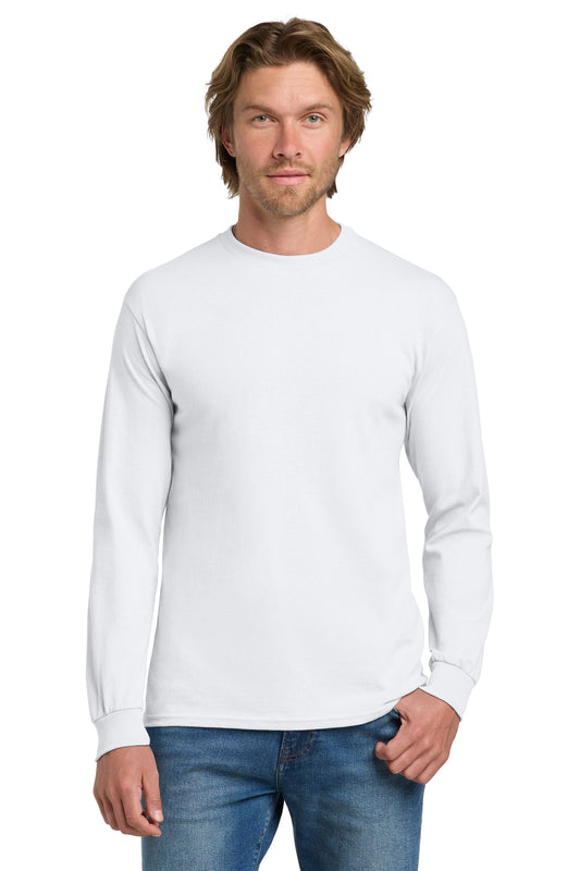 Gildan   - Heavy Cotton   100% Cotton Long Sleeve T-Shirt.  5400
