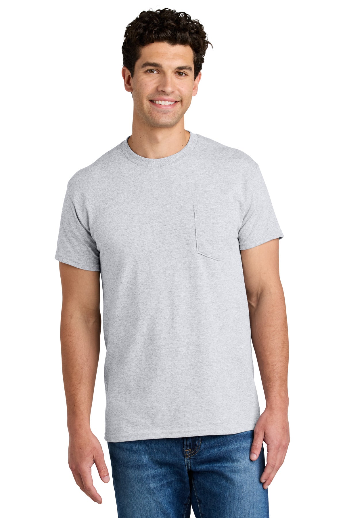 Gildan   - DryBlend   50 Cotton/50 Poly Pocket T-Shirt. 8300