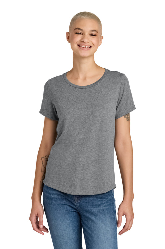 Allmade   Women's Relaxed Tri-Blend Scoop Neck Tee AL2015