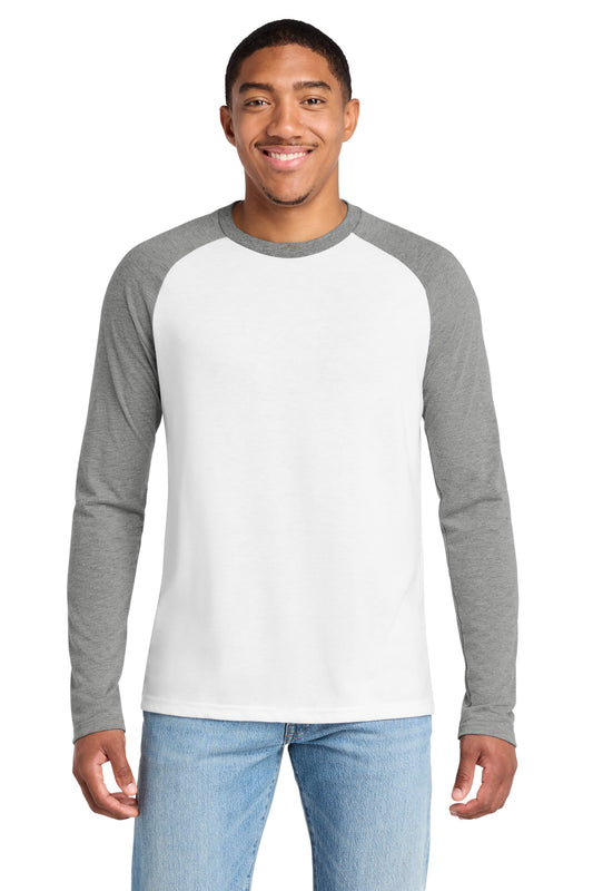 Allmade   Unisex Tri-Blend Long Sleeve Colorblock Raglan AL6009