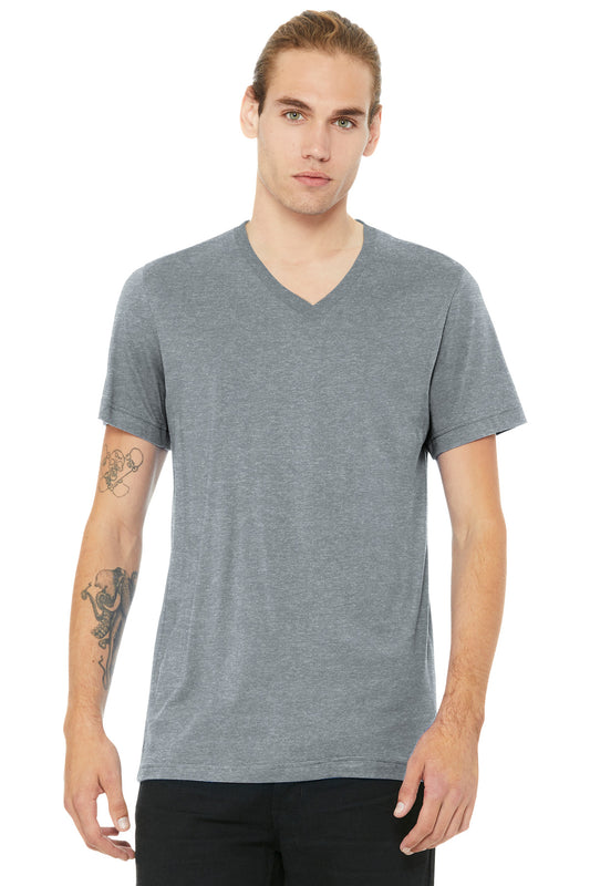 BELLA+CANVAS   Unisex Heather CVC V-Neck Tee BC3005CVC