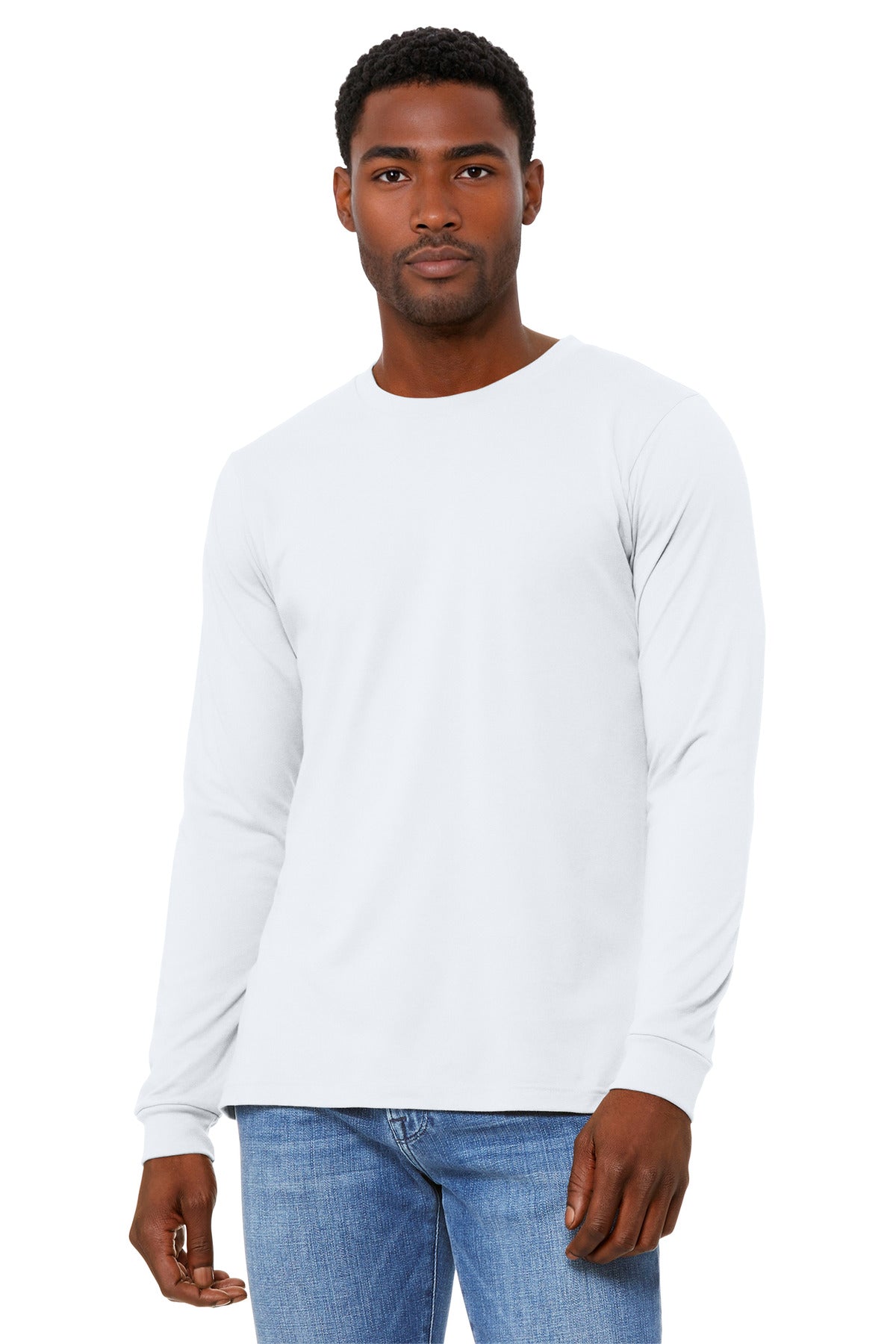 BELLA+CANVAS   Unisex Heather CVC Long Sleeve Tee BC3501CVC
