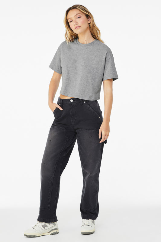 BELLA+CANVAS   Women's Jersey Crop Tee BC6482