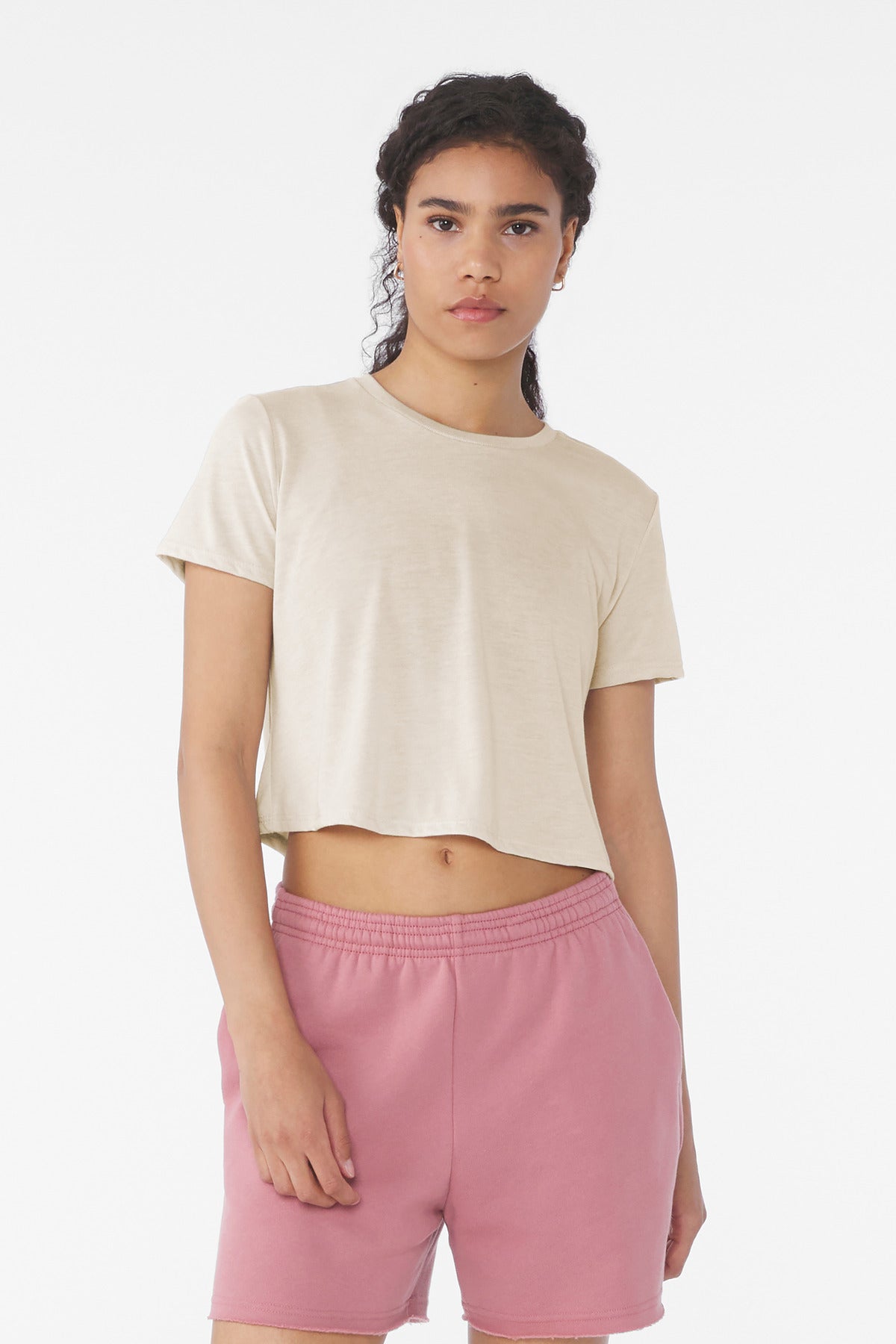 BELLA+CANVAS   Women's Flowy Cropped Tee BC8882
