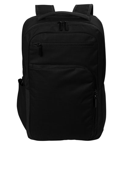 Port Authority Impact Tech Backpack BG225 - Deep Black - front model view