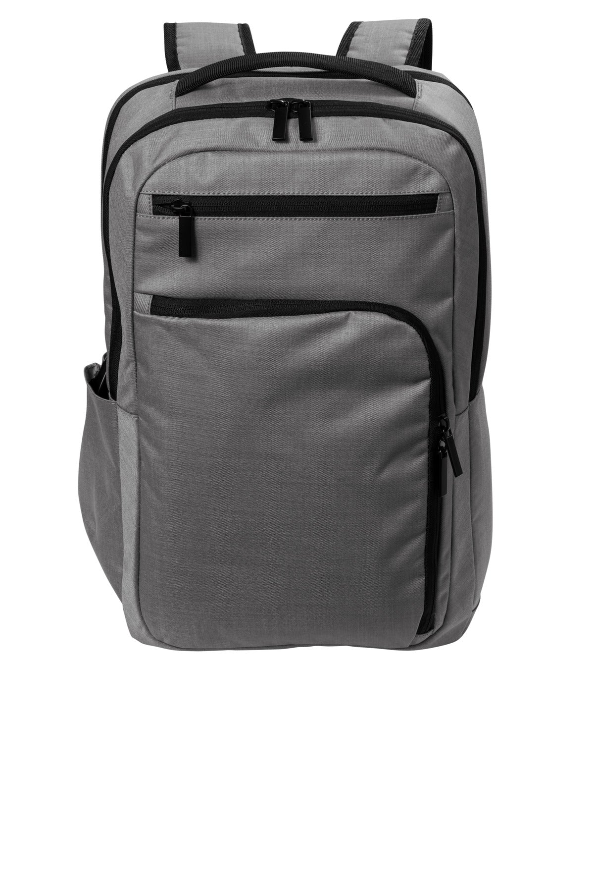 Port Authority Impact Tech Backpack BG225 - Gusty Grey Heather - front model view