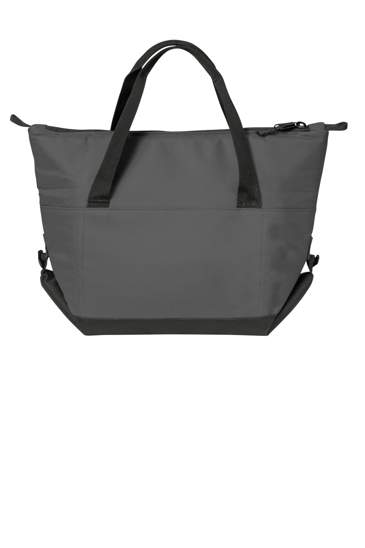 Port Authority 6-Can Collapsible Cooler BG515 - Charcoal/ Dark Charcoal - back model view