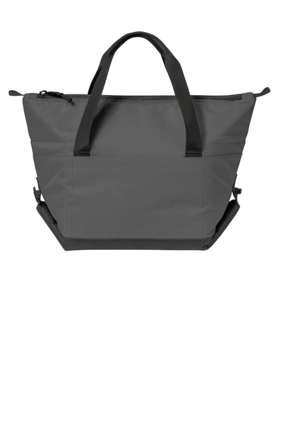 Port Authority 6-Can Collapsible Cooler BG515 - Charcoal/ Dark Charcoal - front model view