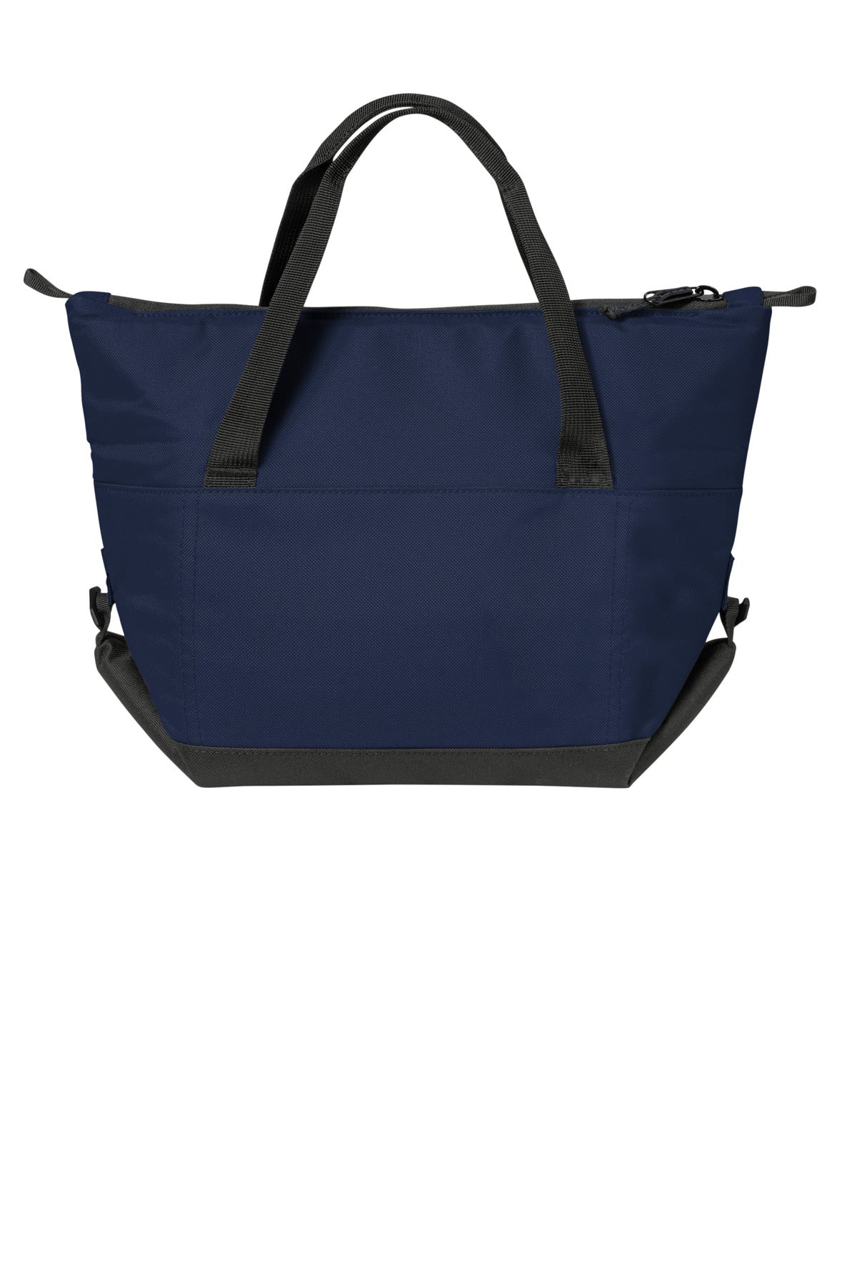Port Authority 6-Can Collapsible Cooler BG515 - River Blue Navy/ Dark Charcoal - back model view