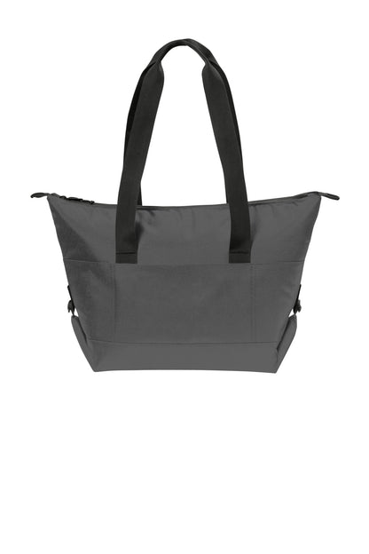 Port Authority 18-Can Collapsible Cooler BG516 - Charcoal/ Dark Charcoal - front model view