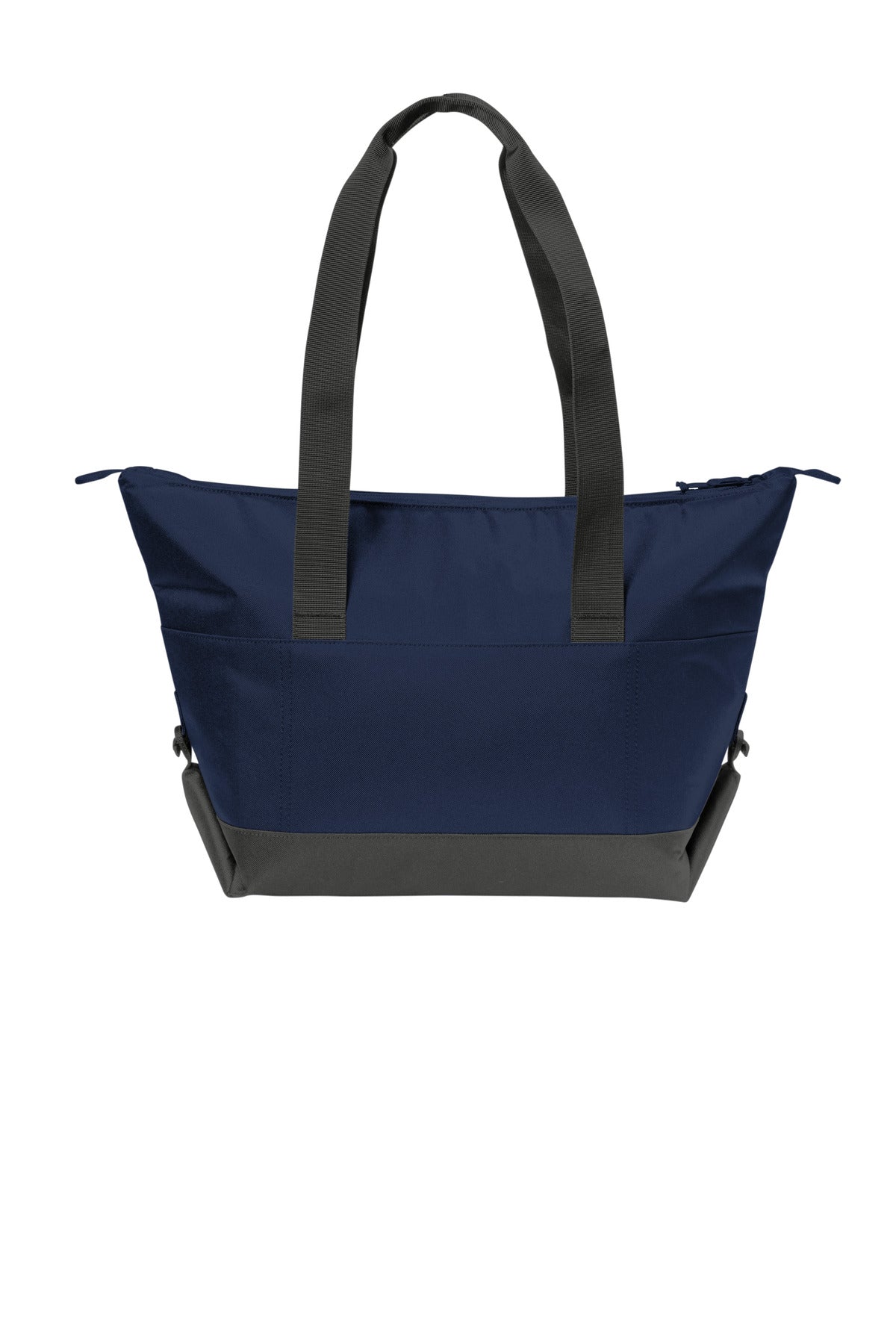 Port Authority 18-Can Collapsible Cooler BG516 - River Blue Navy/ Dark Charcoal - back model view