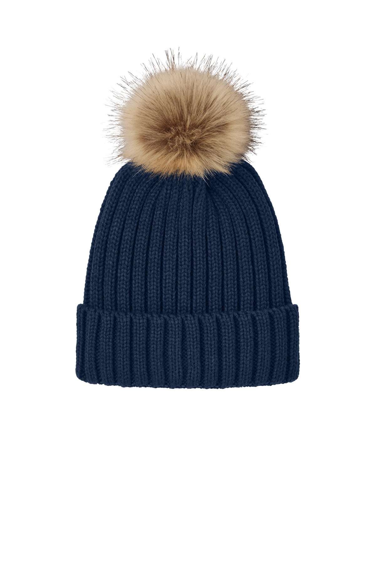 Port Authority   Faux Fur Pom Beanie C990