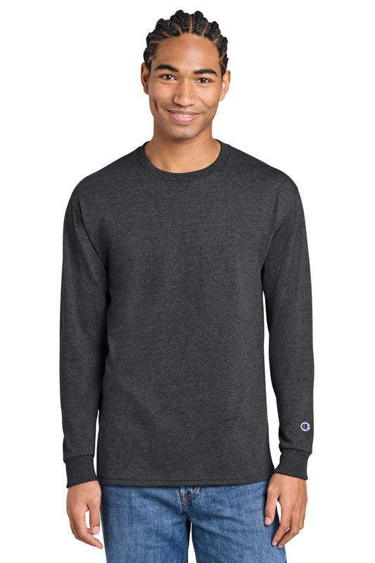 Champion    Heritage 5.2-Oz. Jersey Long Sleeve Tee CC8C