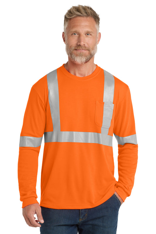 CornerStone   ANSI 107 Class 2 Long Sleeve Safety T-Shirt. CS401LS
