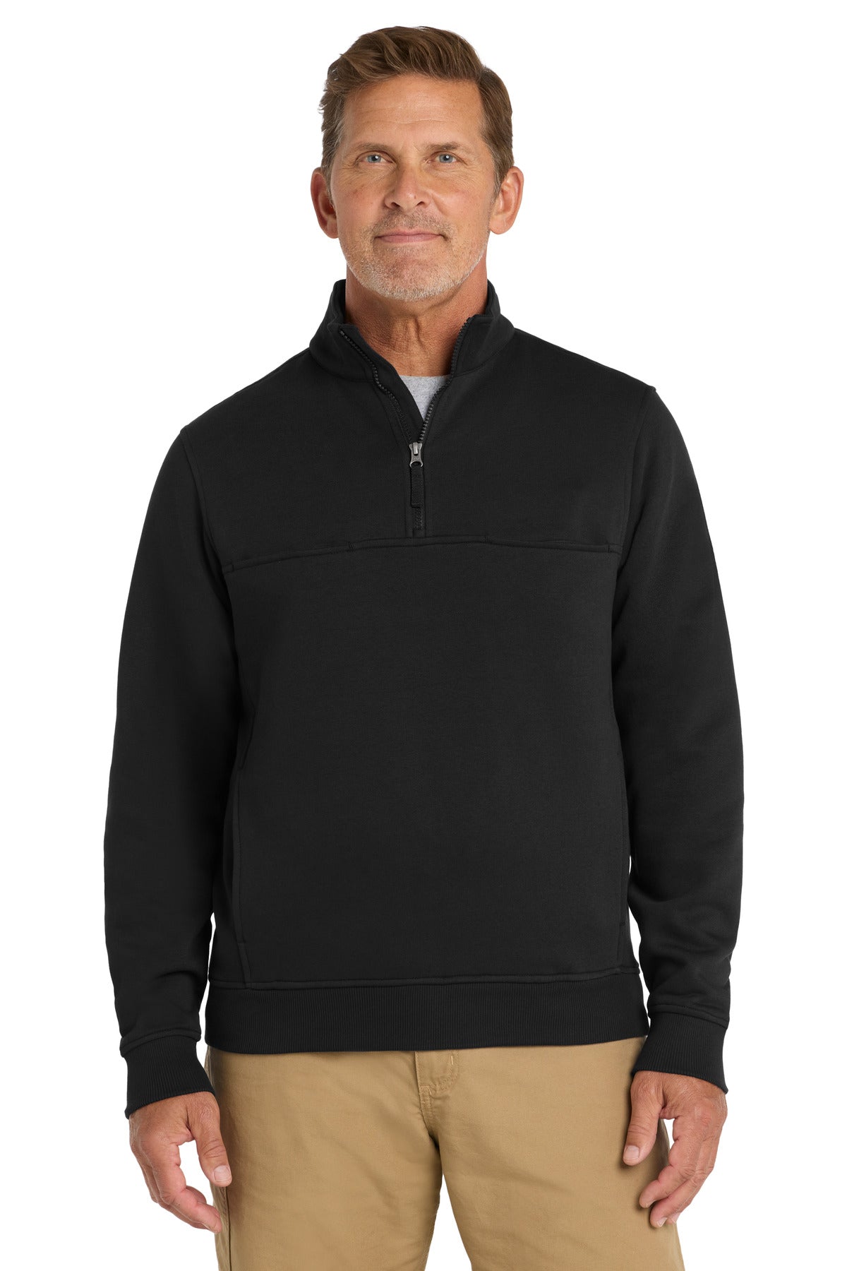 CornerStone   1/2-Zip Job Shirt. CS626