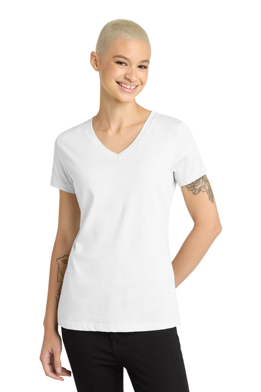 District   - Women's Perfect Weight   V-Neck Tee. DM1170L