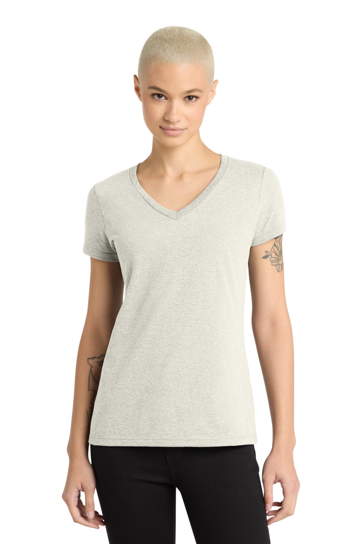 District   - Women's Perfect Weight   V-Neck Tee. DM1170L