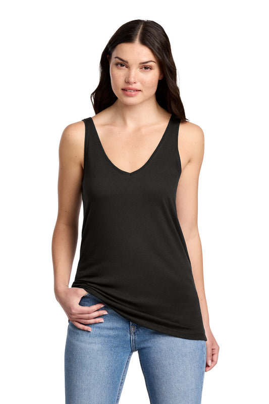 District   Women's Perfect Blend   CVC V-Neck Tank DT154