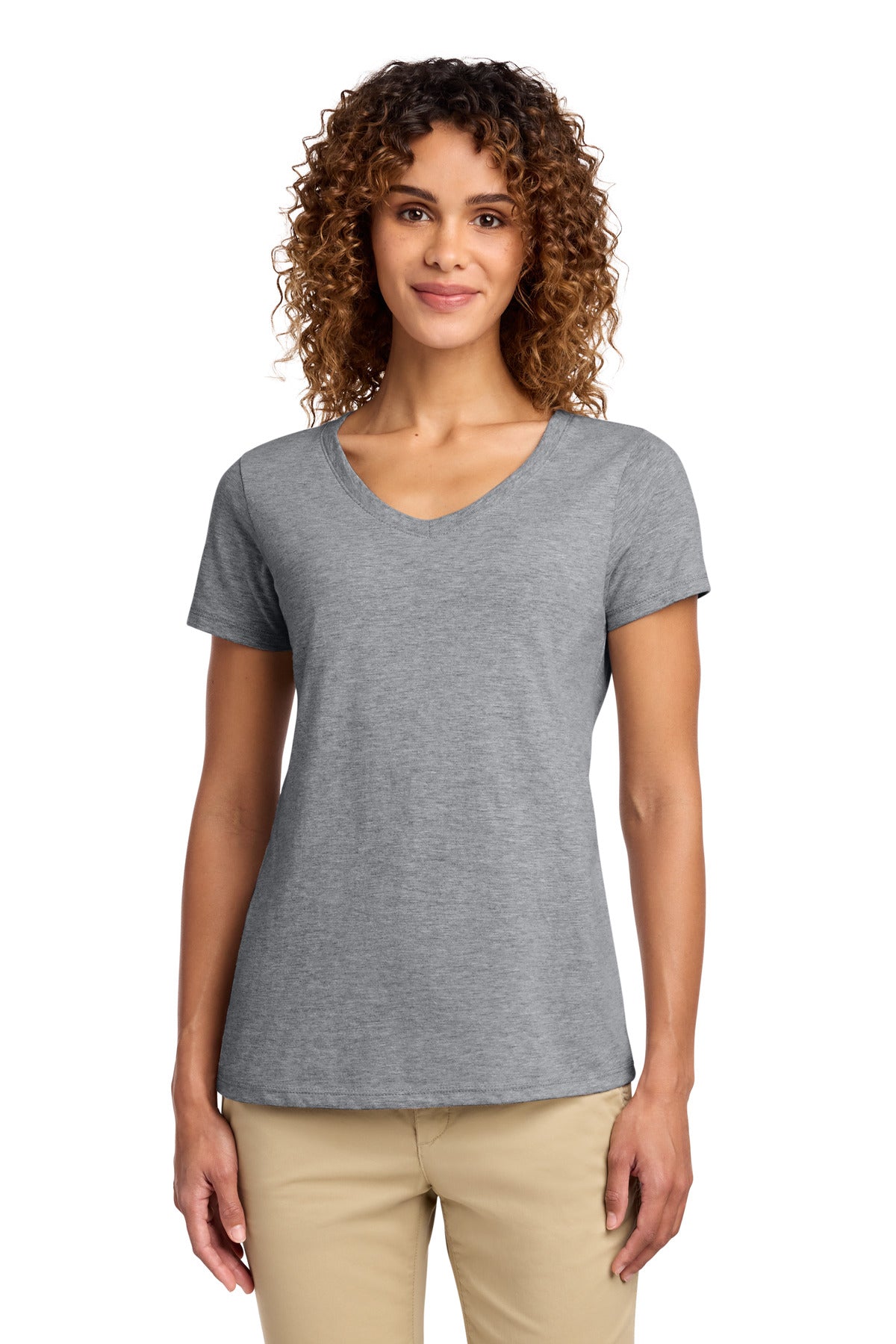 Port & Co   Women's Fan Favorite V-Neck Tee. LPC450V