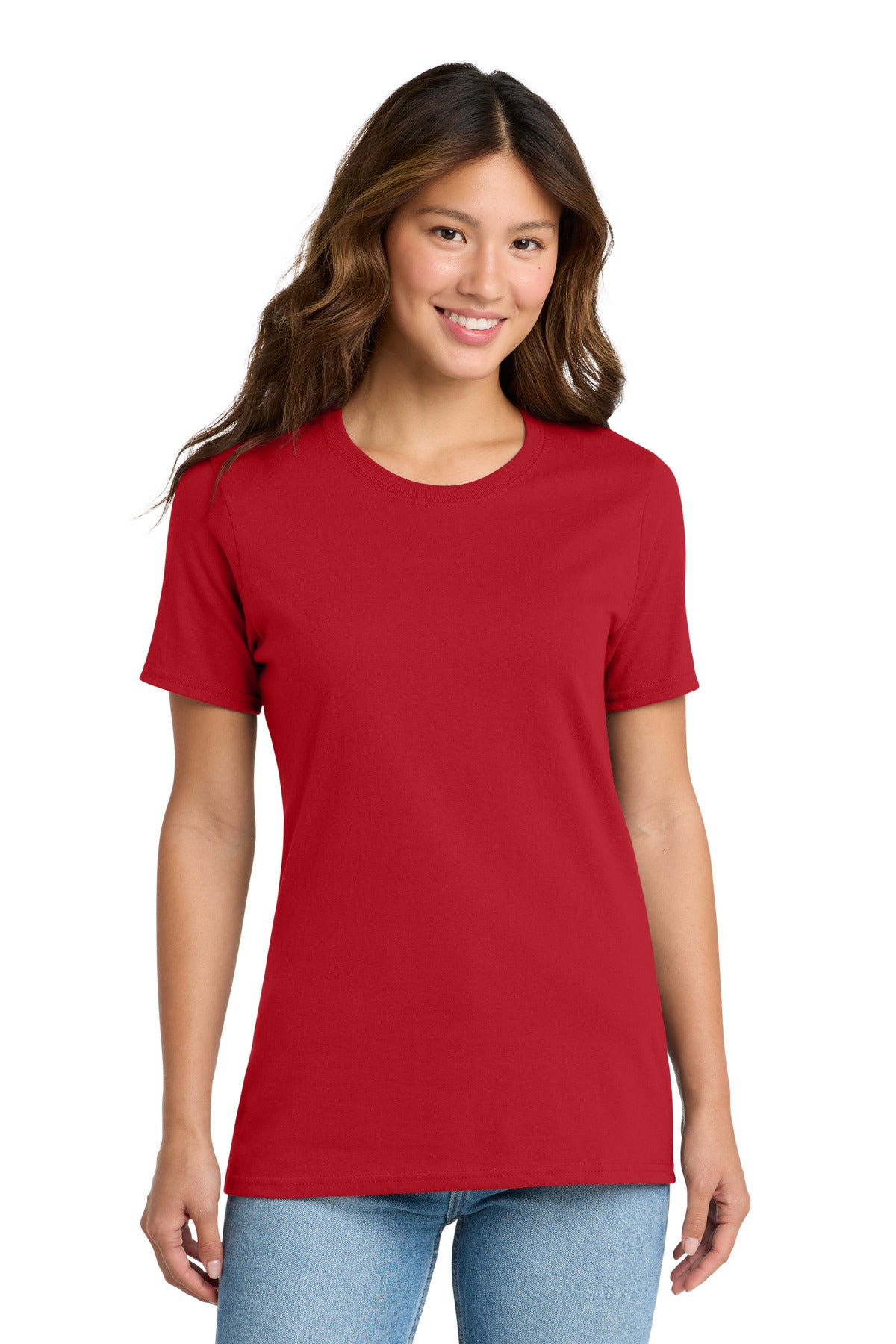 Port & Co   Women's Core Cotton Tee. LPC54