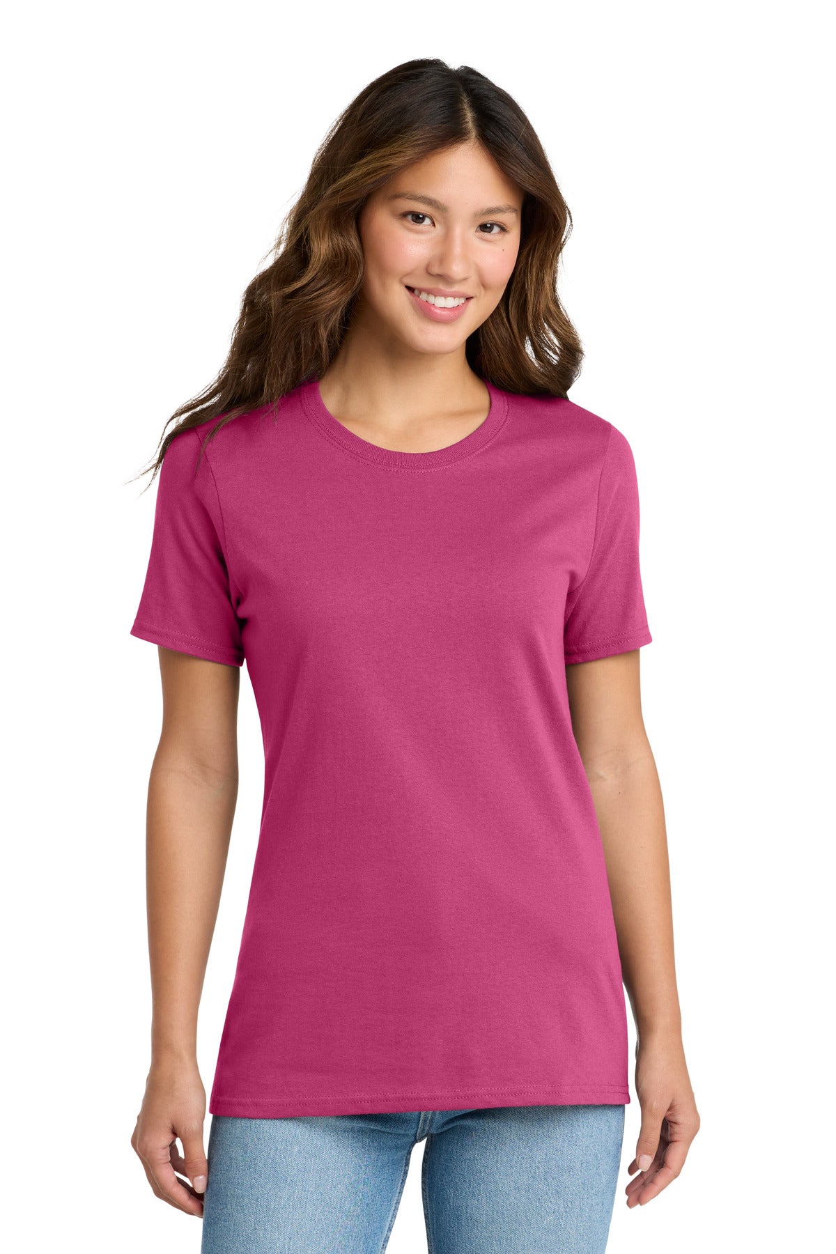 Port & Co   Women's Core Cotton Tee. LPC54