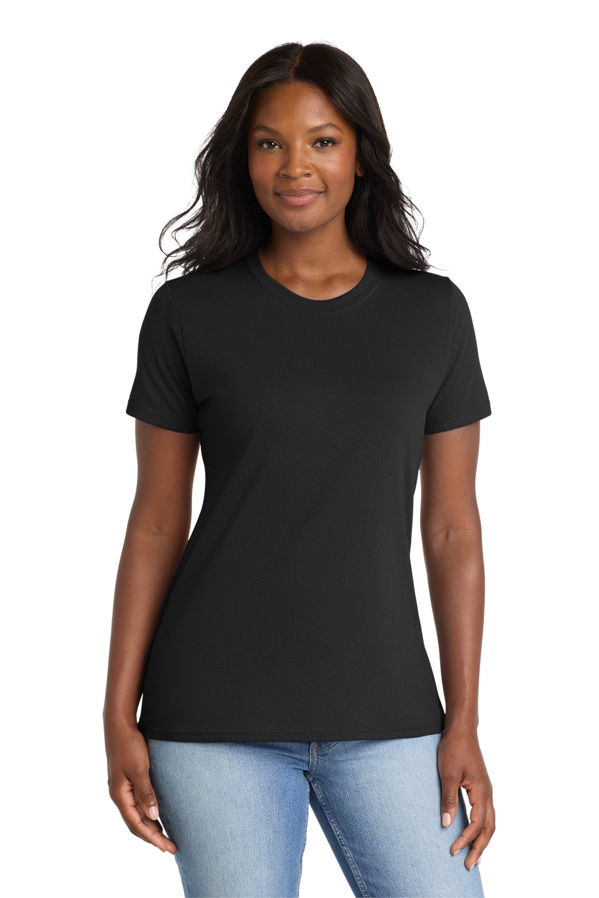 Port & Co   Women's Core Blend Tee. LPC55