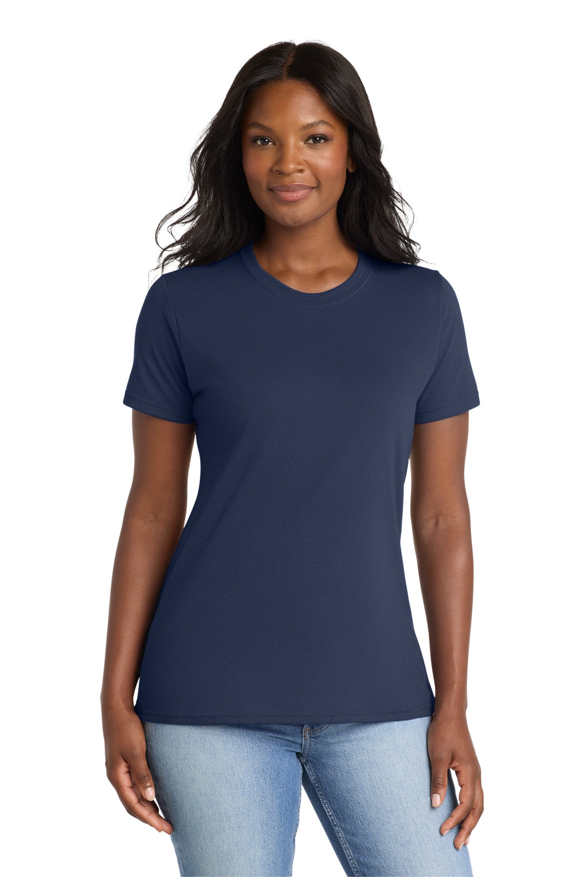 Port & Co   Women's Core Blend Tee. LPC55