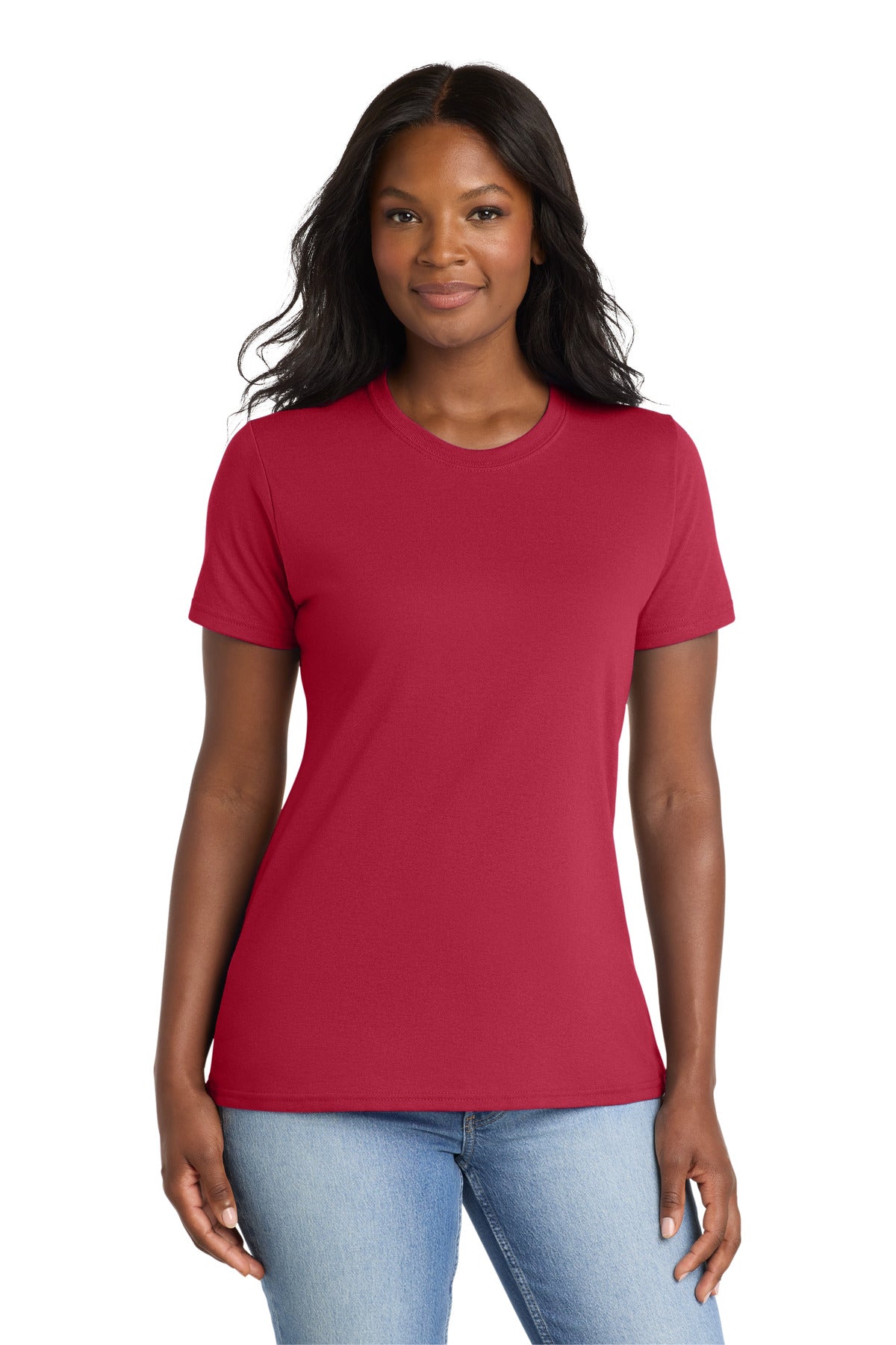 Port & Co   Women's Core Blend Tee. LPC55