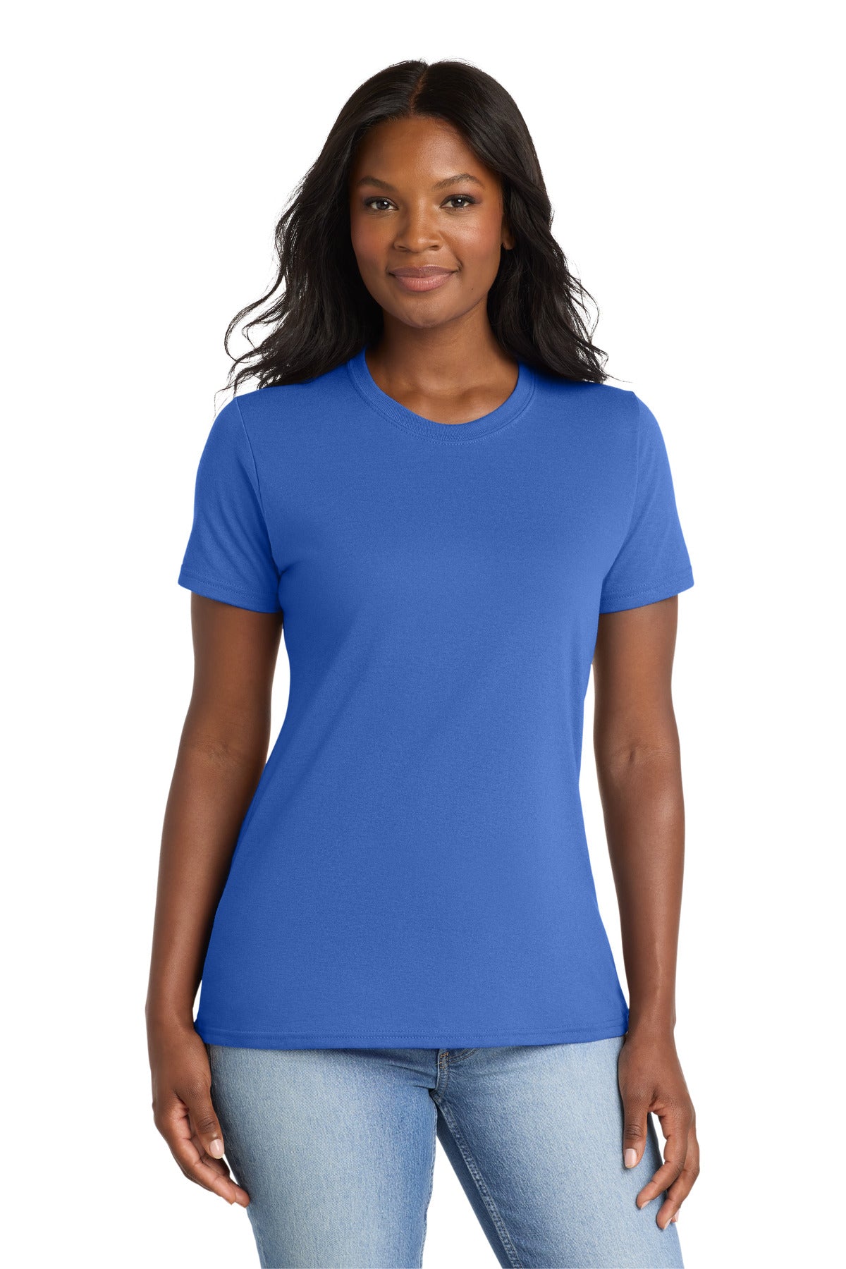Port & Co   Women's Core Blend Tee. LPC55