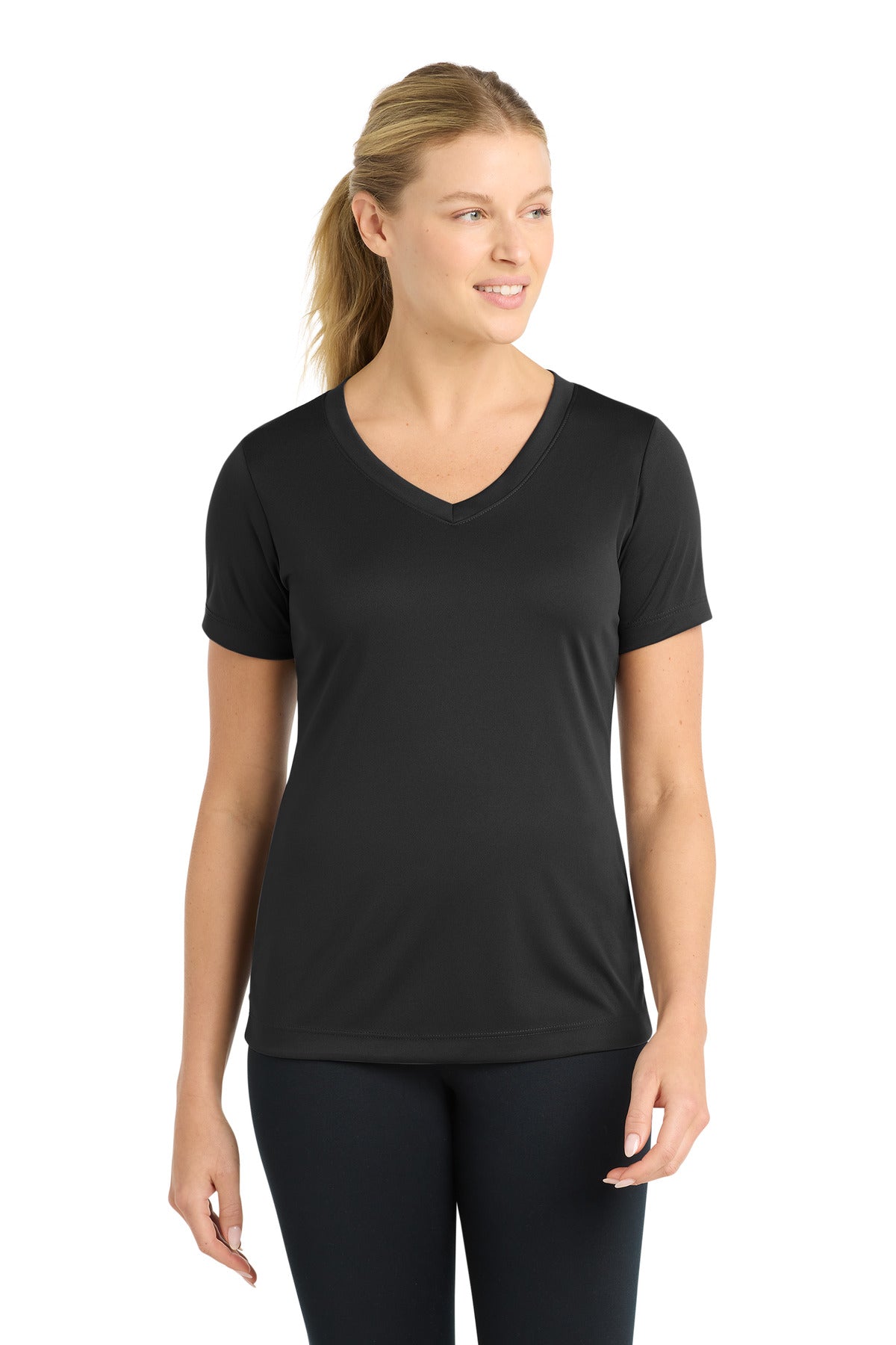 Sport-Tek   Women's PosiCharge   Competitor V-Neck Tee. LST353