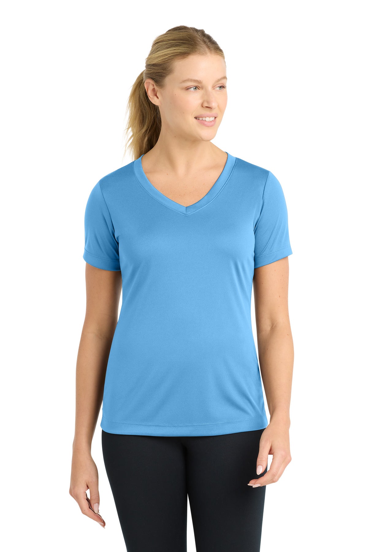 Sport-Tek   Women's PosiCharge   Competitor V-Neck Tee. LST353