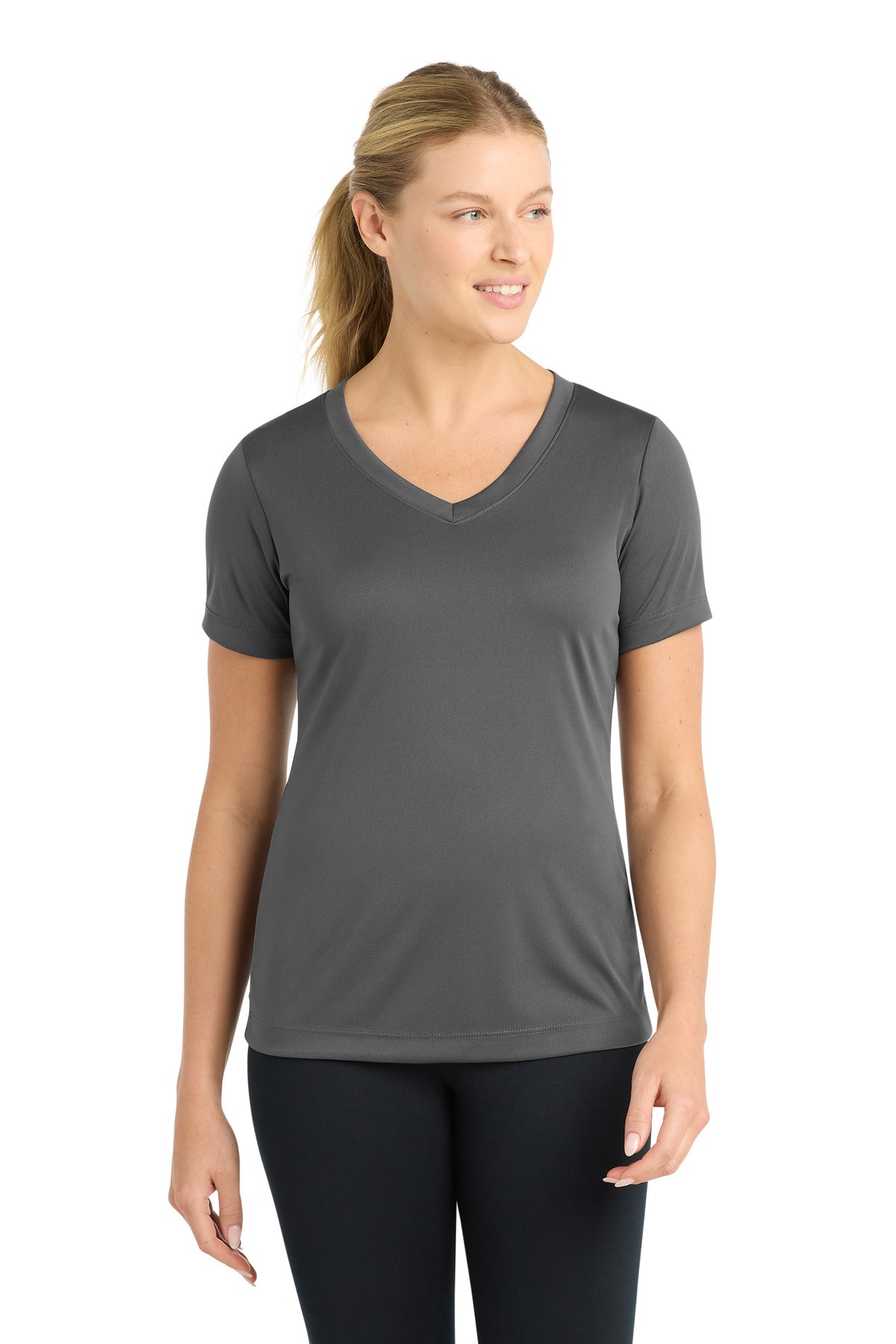 Sport-Tek   Women's PosiCharge   Competitor V-Neck Tee. LST353