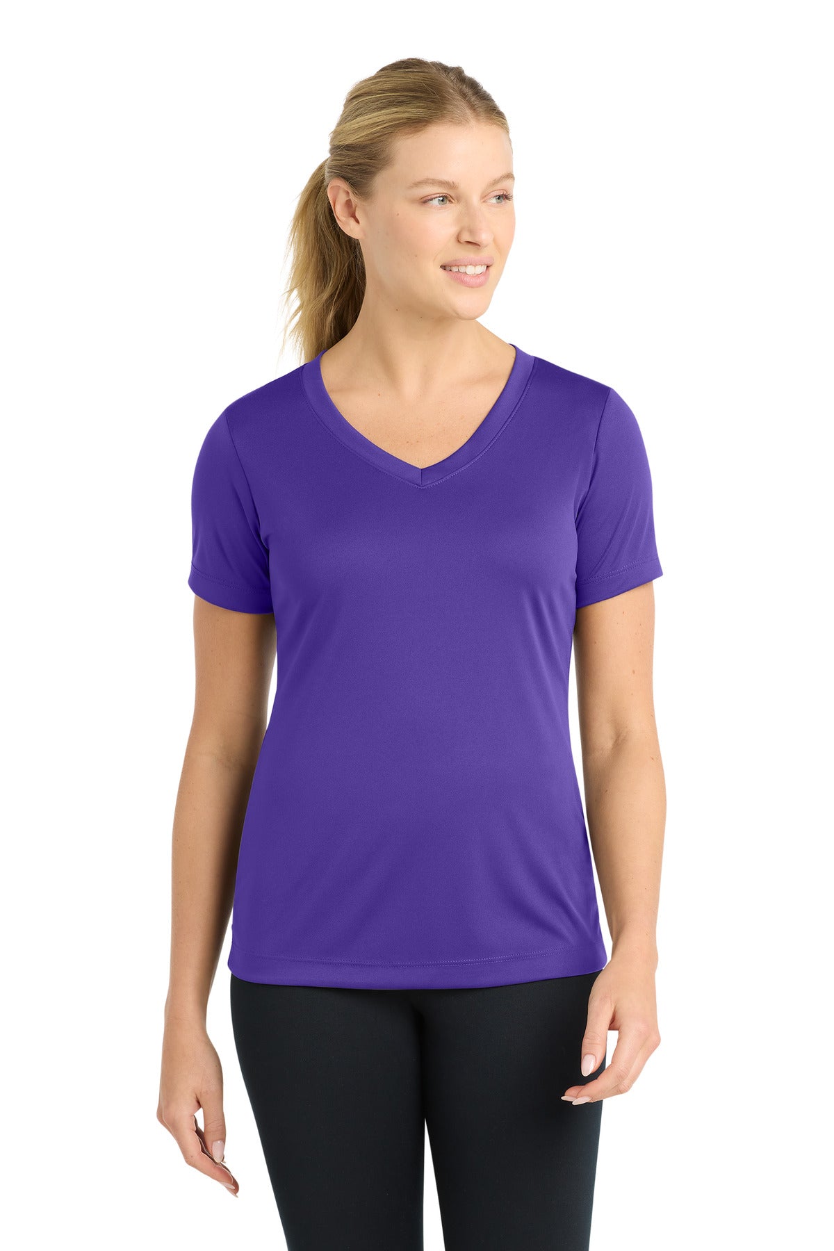 Sport-Tek   Women's PosiCharge   Competitor V-Neck Tee. LST353