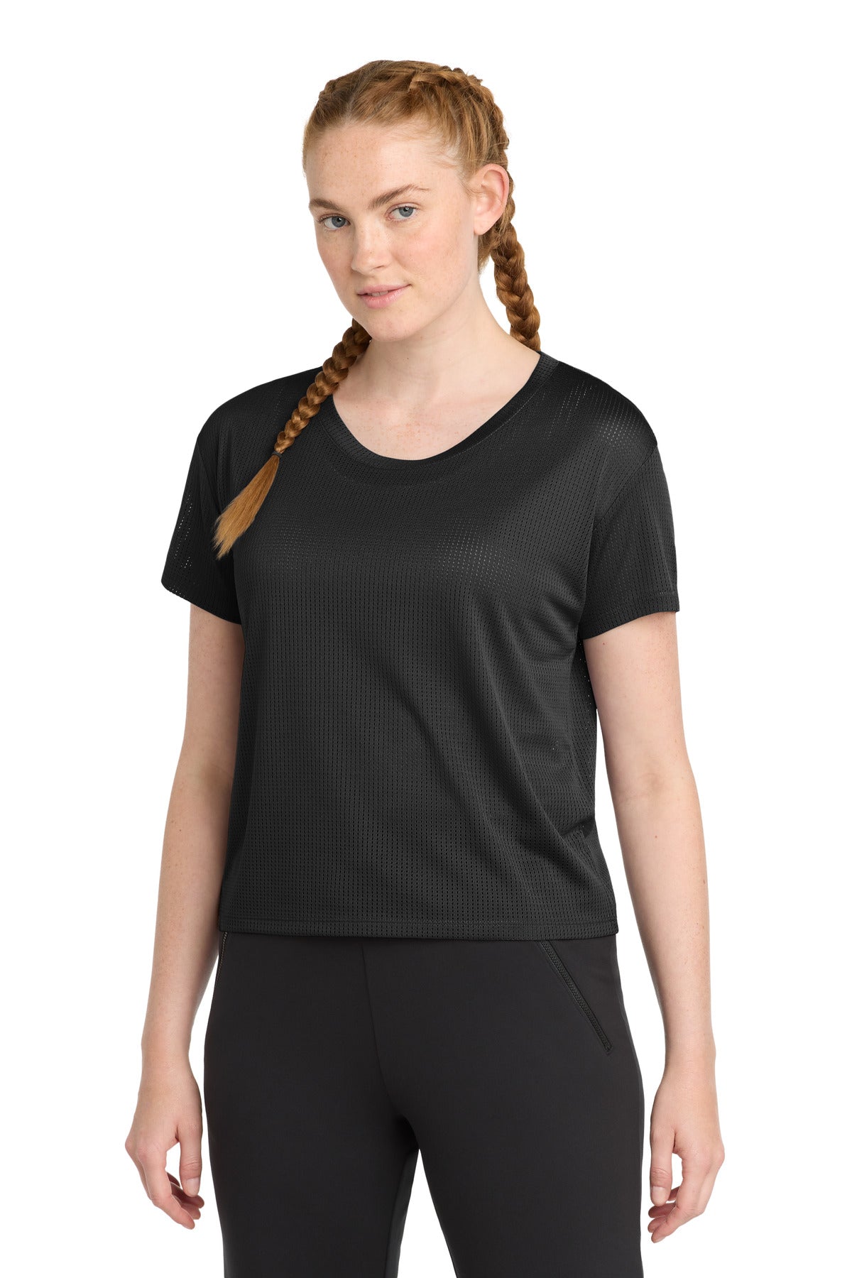 Sport-Tek    Women's PosiCharge    Draft Crop Tee. LST411