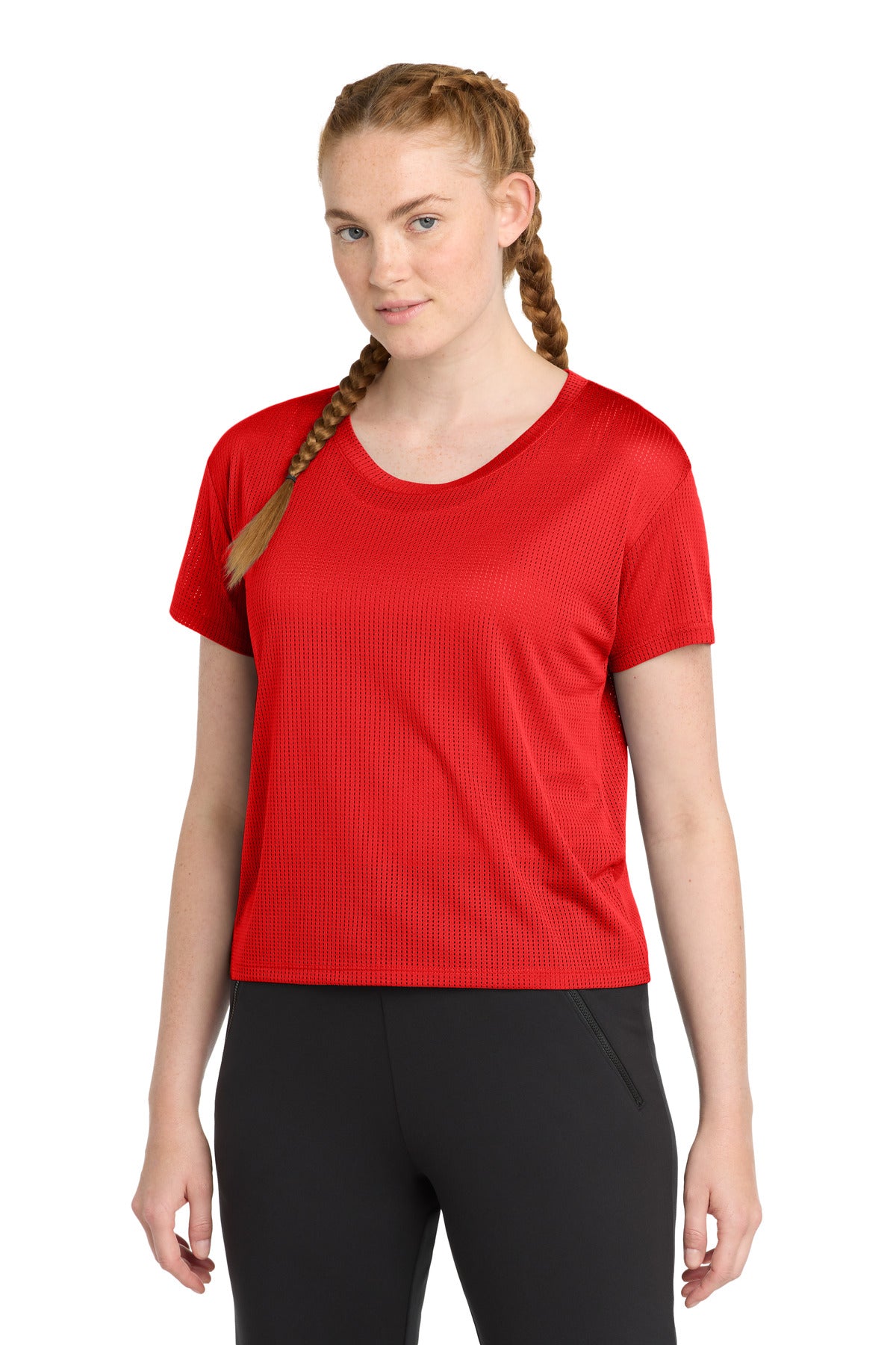 Sport-Tek    Women's PosiCharge    Draft Crop Tee. LST411