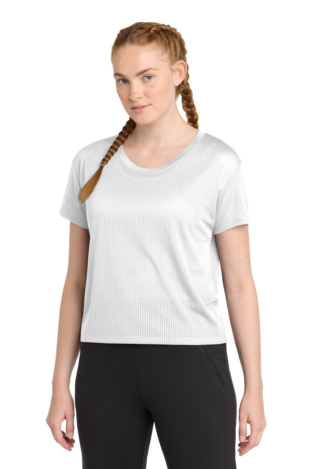 Sport-Tek    Women's PosiCharge    Draft Crop Tee. LST411