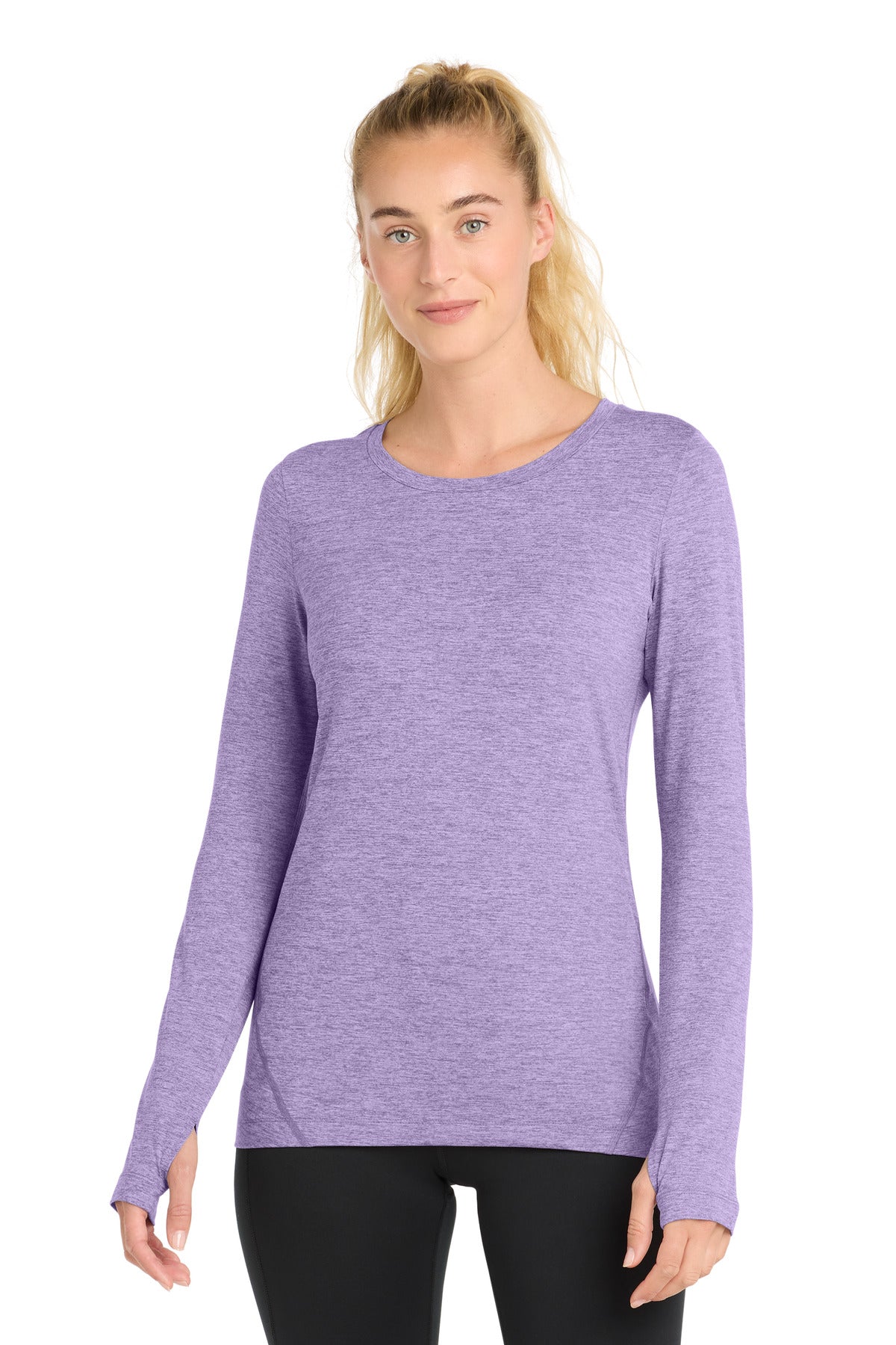 Sport-Tek    Women's Exchange 1.5 Long Sleeve Crew. LST710